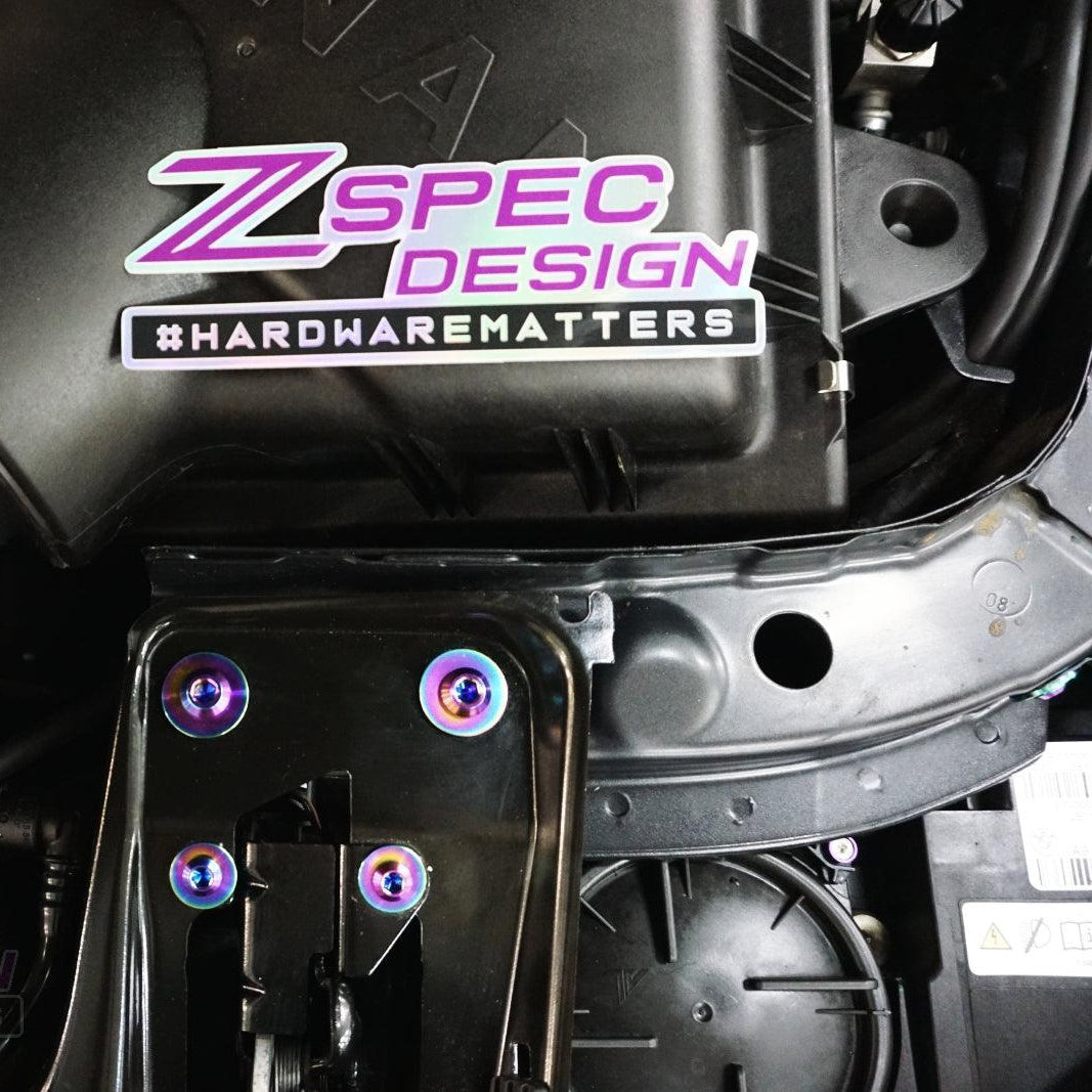 ZSPEC "Stage 1" Dress Up Bolts® Fastener Kit for '14-18 BMW 340i F34 3.0T, Titanium - ZSPEC Design LLC - Hardware Fasteners - 435i, bmw, F32, Fastener Kit, stage 1 - zspecdesign.com