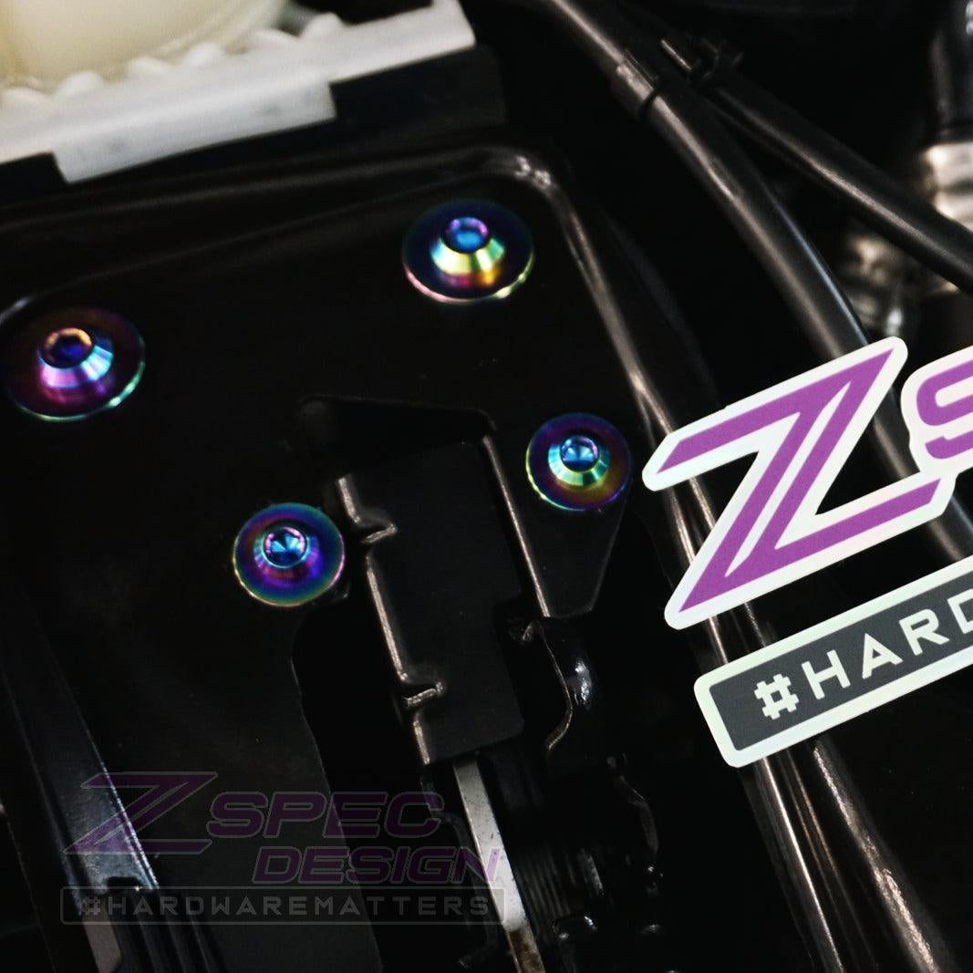 ZSPEC "Stage 2" Dress Up Bolts® Fastener Kit for '14-18 BMW 340i F34 3.0T, Titanium - ZSPEC Design LLC - Hardware Fasteners - 435i, bmw, F32, Fastener Kit, stage 2 - zspecdesign.com