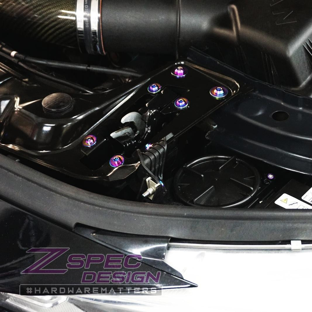 ZSPEC "Stage 2" Dress Up Bolts® Fastener Kit for '14-18 BMW 340i F34 3.0T, Titanium - ZSPEC Design LLC - Hardware Fasteners - 435i, bmw, F32, Fastener Kit, stage 2 - zspecdesign.com