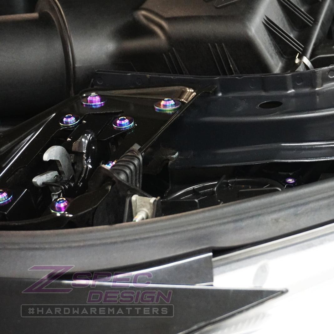 ZSPEC "Stage 2" Dress Up Bolts® Fastener Kit for '14-18 BMW 340i F34 3.0T, Titanium - ZSPEC Design LLC - Hardware Fasteners - 435i, bmw, F32, Fastener Kit, stage 2 - zspecdesign.com