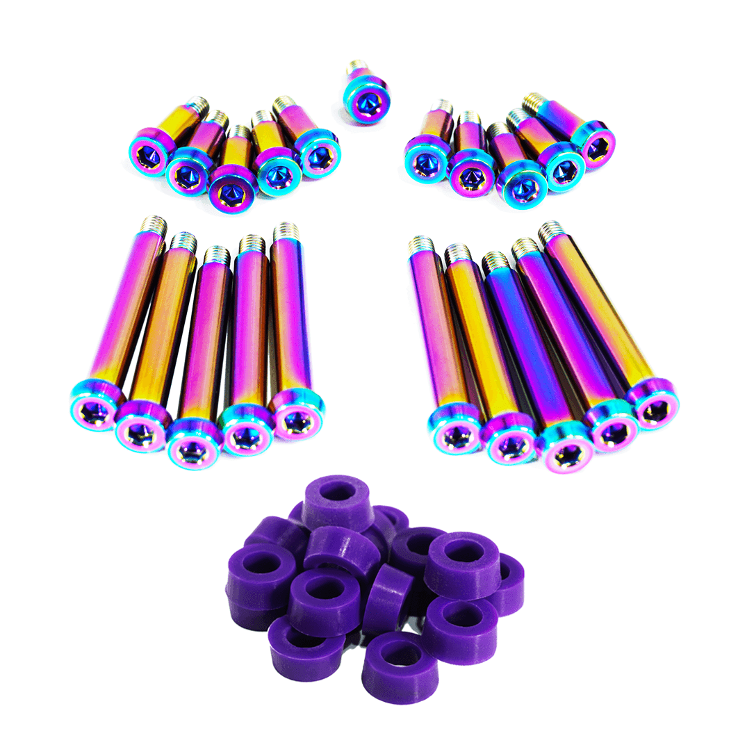 ZSPEC Shoulder-Bolt Timing Covers Fasteners w/ Bushings, Nissan 300zx Z32, Titanium - ZSPEC Design LLC - Hardware Fasteners - 300zx, nissan, Shoulder-bolt, z32 - zspecdesign.com