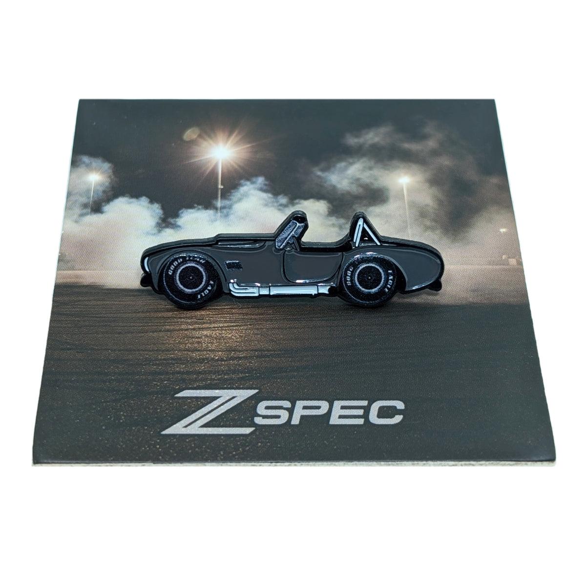 ZSPEC Collector Lapel / Hat Pin - Classic Cobra Muscle Car - Great for hats, backpacks...for display. Whatever your use, it's a great enthusiast gift.