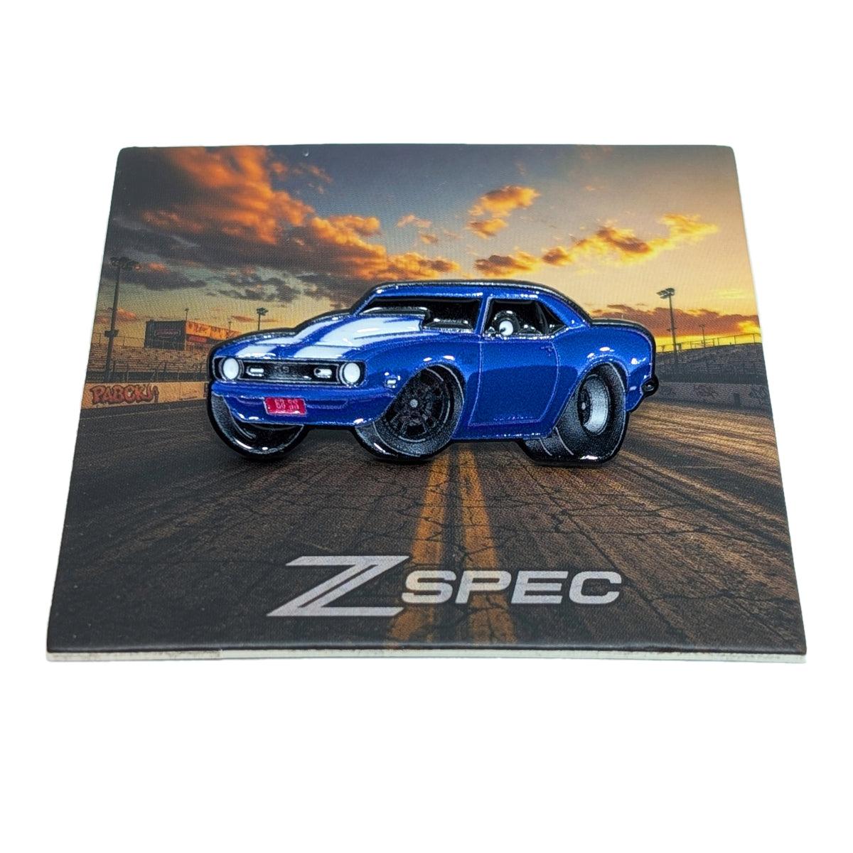 ZSPEC Collector Lapel / Hat Pin - Classic 1st-Gen Chevy Camaro SS - Great for hats, backpacks...for display. Whatever your use, it's a great enthusiast gift.
