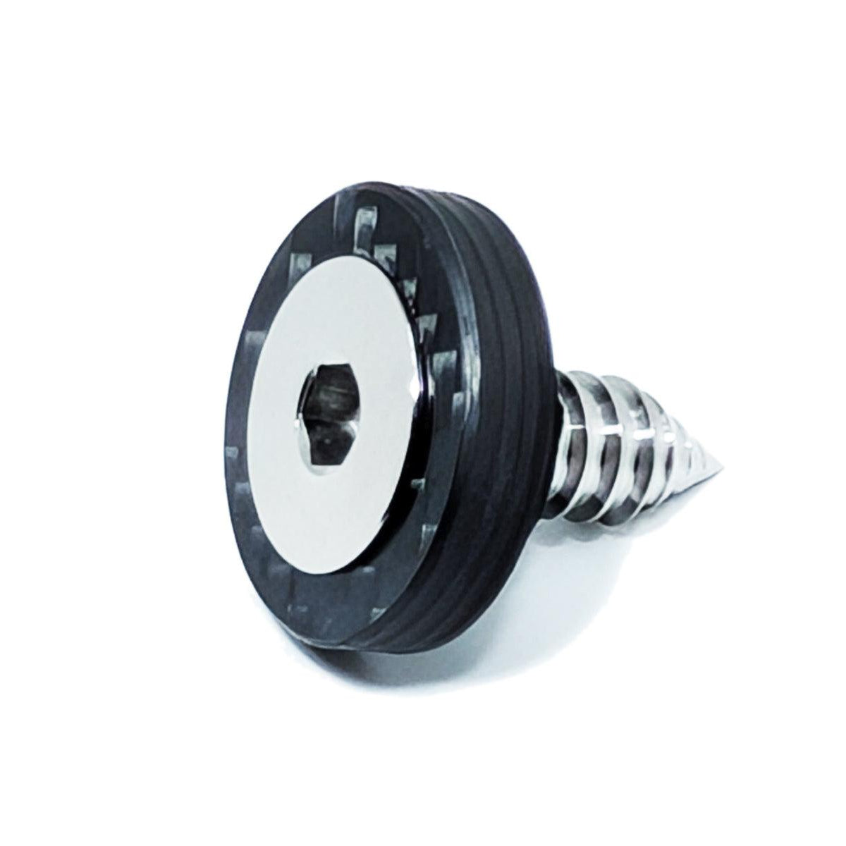 ZSPEC Carbon-Fiber Dress-Up Washers (Carbon-Weave Style), Sold Per Each, Great for automotive or other projects - compatible with DIN 7991 FHSC fasteners.