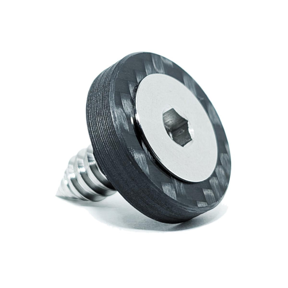 ZSPEC Carbon-Fiber Dress-Up Washers (Carbon-Weave Style), Sold Per Each, Great for automotive or other projects - compatible with DIN 7991 FHSC fasteners.