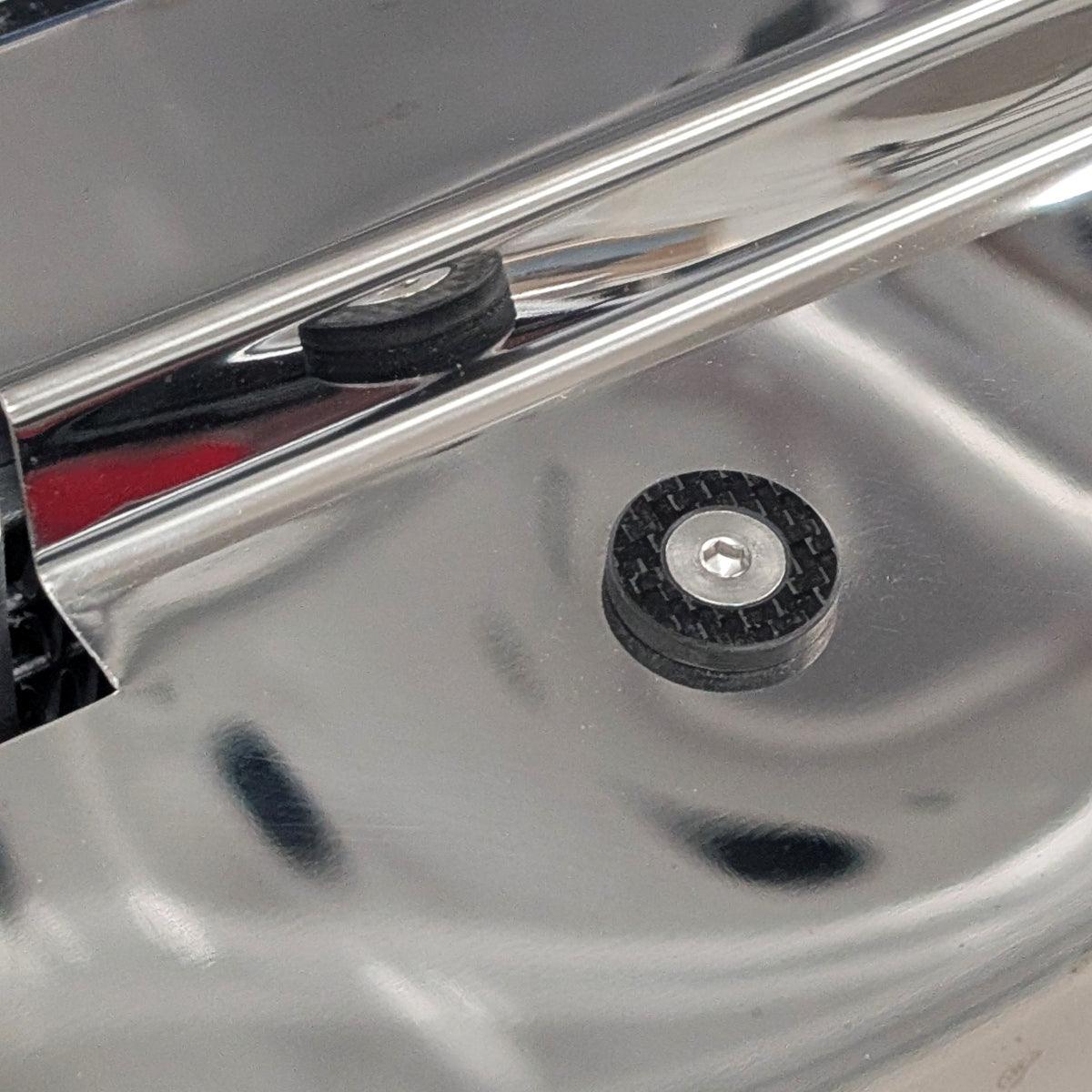 ZSPEC Carbon-Fiber Dress-Up Washers (Carbon-Weave Style), Sold Per Each, Great for automotive or other projects - compatible with DIN 7991 FHSC fasteners.