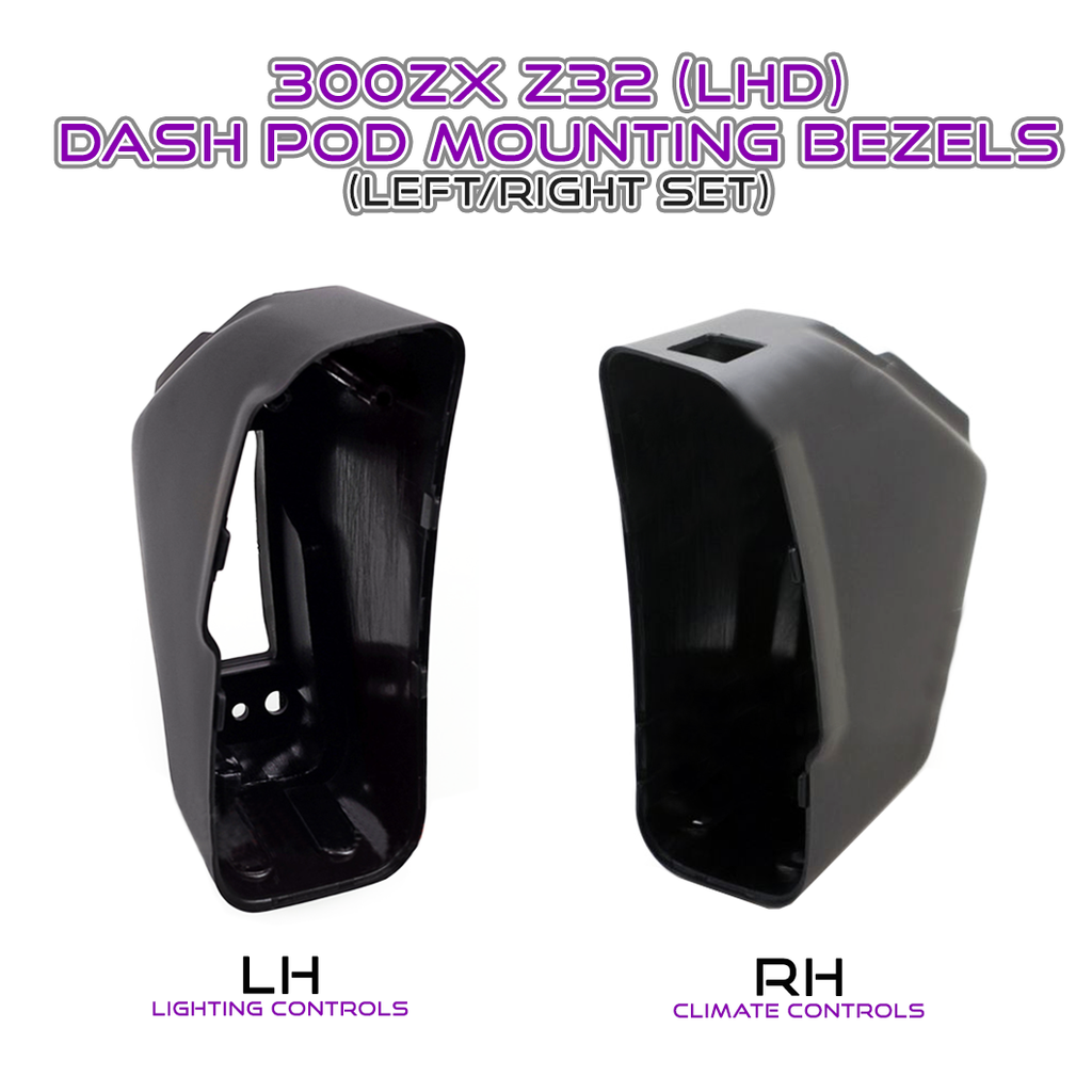 ZSPEC 300zx Z32 Mounting PODs LHD Climate & Lighting Controls, Set ZSPEC 300zx Z32 Mounting PODs LHD Climate & Lighting Controls, Set