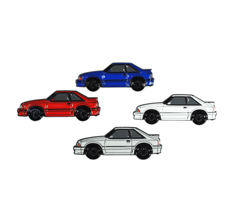 ZSPEC Collector Lapel / Hat Pin - Tribute to the Ford Mustang Fox-Body - ZSPEC Design LLC - Pin - accessory, ford, ford pin, fox, lapel, lifestyle, mustang, pin - zspecdesign.com