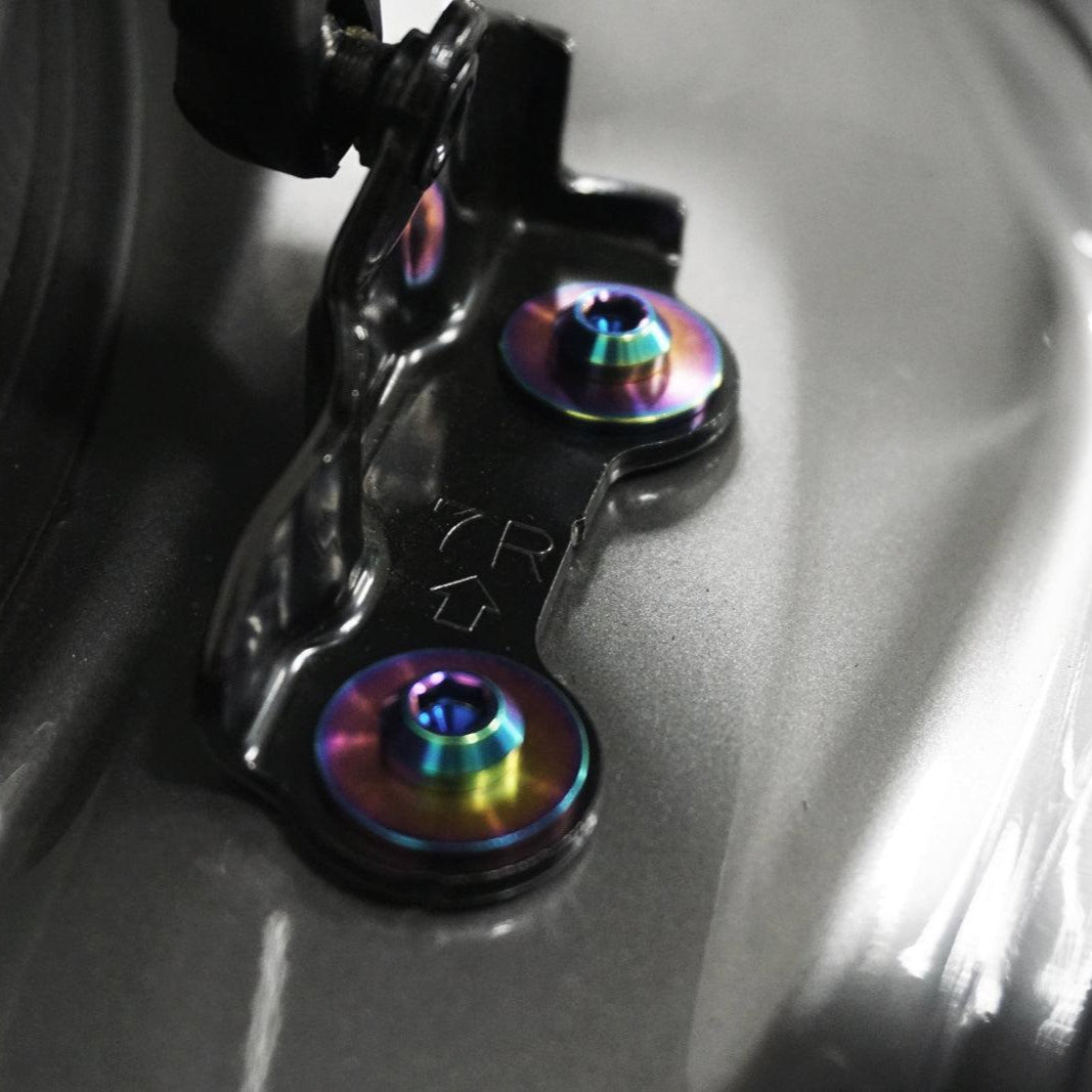 ZSPEC Trunk-Area Fastener Kit for the GR Corolla, Hinges/Struts/Latch/Tie-Down Hooks, Titanium - ZSPEC Design LLC - Hardware Fasteners - corolla, corolla gr, Fastener Kit, gr, toyota, Trunk Kit - zspecdesign.com