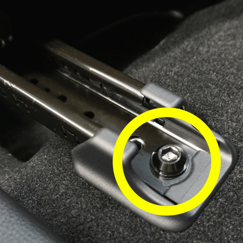 ZSPEC Seat-Rails Dress Up Fastener Kit for the GR Corolla, Front-Bolts, Titanium - ZSPEC Design LLC - Hardware Fasteners - corolla, corolla gr, Fastener Kit, gr, Seat, toyota - zspecdesign.com