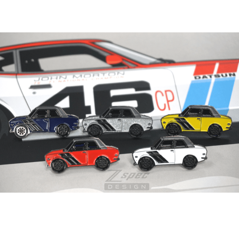 ZSPEC Datsun 510 "Daily Driver" Lapel / Hat Pin - ZSPEC Design LLC - Collectibles - 510, accessory, datsun, lapel, lifestyle, nissan, nissan pin, pin - zspecdesign.com