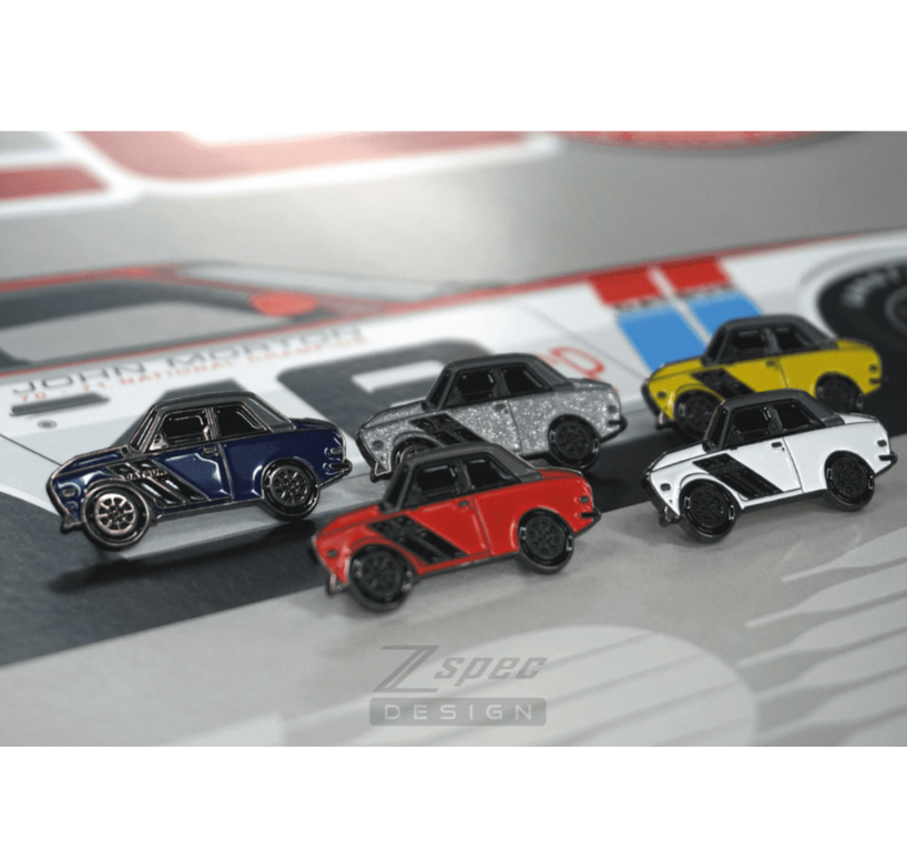 ZSPEC Datsun 510 "Daily Driver" Lapel / Hat Pin - ZSPEC Design LLC - Collectibles - 510, accessory, datsun, lapel, lifestyle, nissan, nissan pin, pin - zspecdesign.com