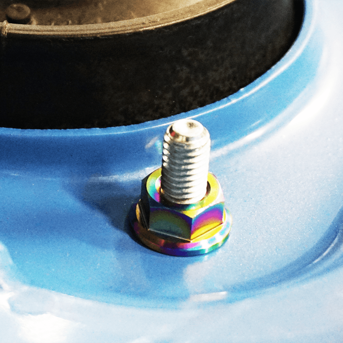 ZSPEC M10-1.5 Metric Flare Nuts, Titanium Grade-5, Sold Per Nut - ZSPEC Design LLC - Hardware Fasteners - Dress Up Bolt, flare, m10, nut, titanium - zspecdesign.com