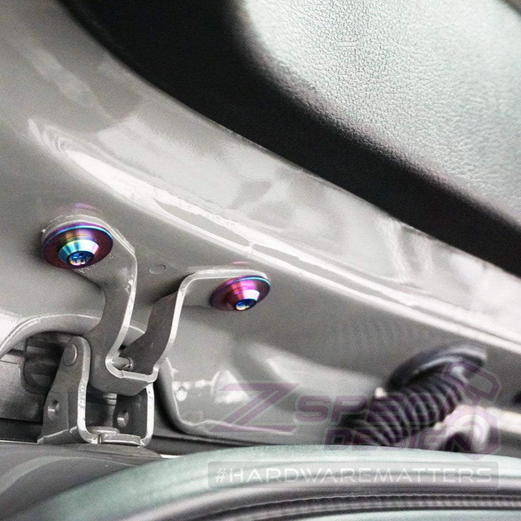 ZSPEC Dress Up Bolts® Hatch/Trunk-Area Fastener Kit for '11-23 Dodge Durango, Titanium - ZSPEC Design LLC - Hardware Fasteners - cx-9, Fastener Kit, mazda - zspecdesign.com