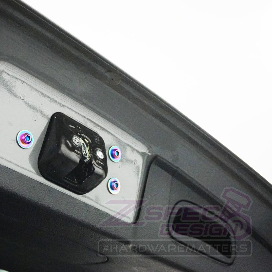 ZSPEC Dress Up Bolts® Hatch/Trunk-Area Fastener Kit for '11-23 Dodge Durango, Titanium - ZSPEC Design LLC - Hardware Fasteners - cx-9, Fastener Kit, mazda - zspecdesign.com