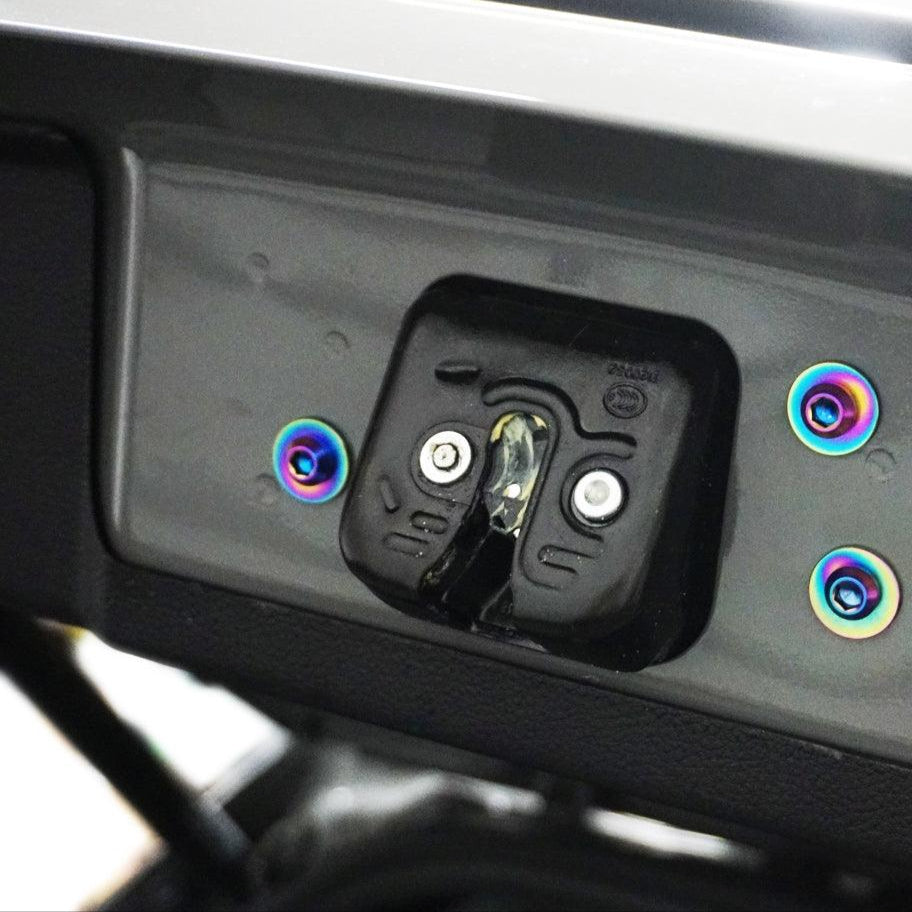 ZSPEC Dress Up Bolts® Hatch/Trunk-Area Fastener Kit for '11-23 Dodge Durango, Titanium - ZSPEC Design LLC - Hardware Fasteners - cx-9, Fastener Kit, mazda - zspecdesign.com