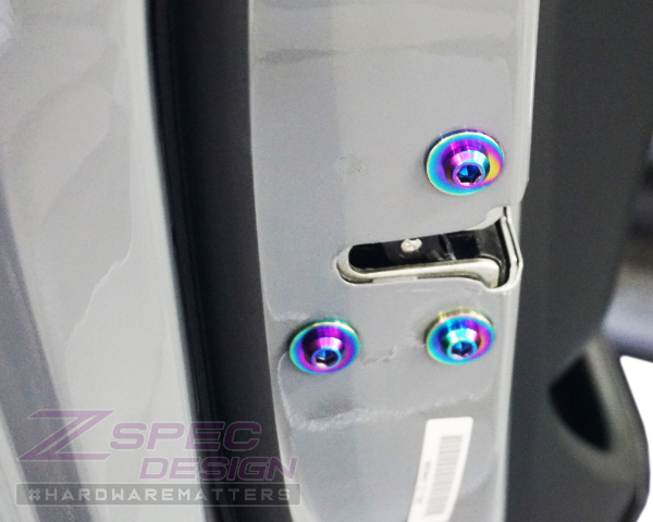 ZSPEC Dress Up Bolts Titanium Door Jam Hardware Kits - 350z 370z Nissan Z Supra MKV 280zx Z31 Z32 Z33 Z34 RZ34
