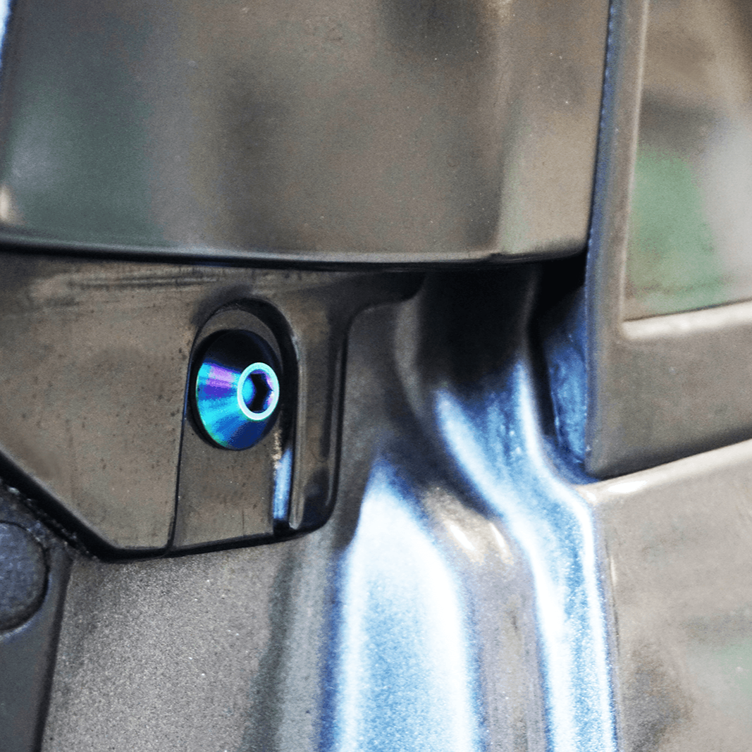 ZSPEC Dress Up Bolts® Fastener Kit, Door Jams Area for Nissan 240SX S13 (& Silvia), Titanium - ZSPEC Design LLC - Hardware Fasteners - 240sx, door, door jam, Fastener Kit, nissan, S13, Silvia - zspecdesign.com