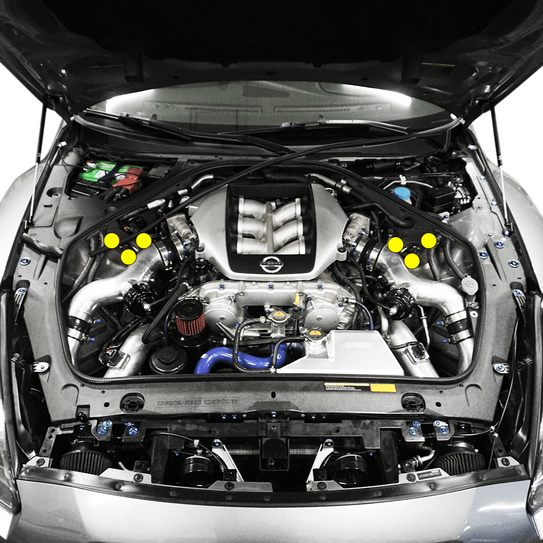 Front Shock Tower Nuts fits Nissan Skyline GT-R/GTR R35, Titanium GR5 - ZSPEC Design LLC - Hardware Fasteners - gt-r, gtr, nissan, nuts, r35, shock, skyline - zspecdesign.com