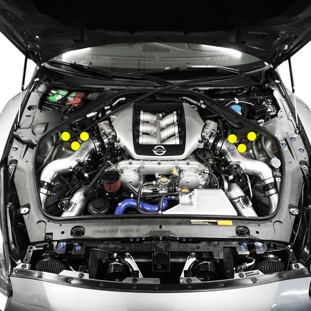 Front Shock Tower Nuts fits Nissan Skyline GT-R/GTR R35, Titanium GR5 - ZSPEC Design LLC - Hardware Fasteners - gt-r, gtr, nissan, nuts, r35, shock, skyline - zspecdesign.com