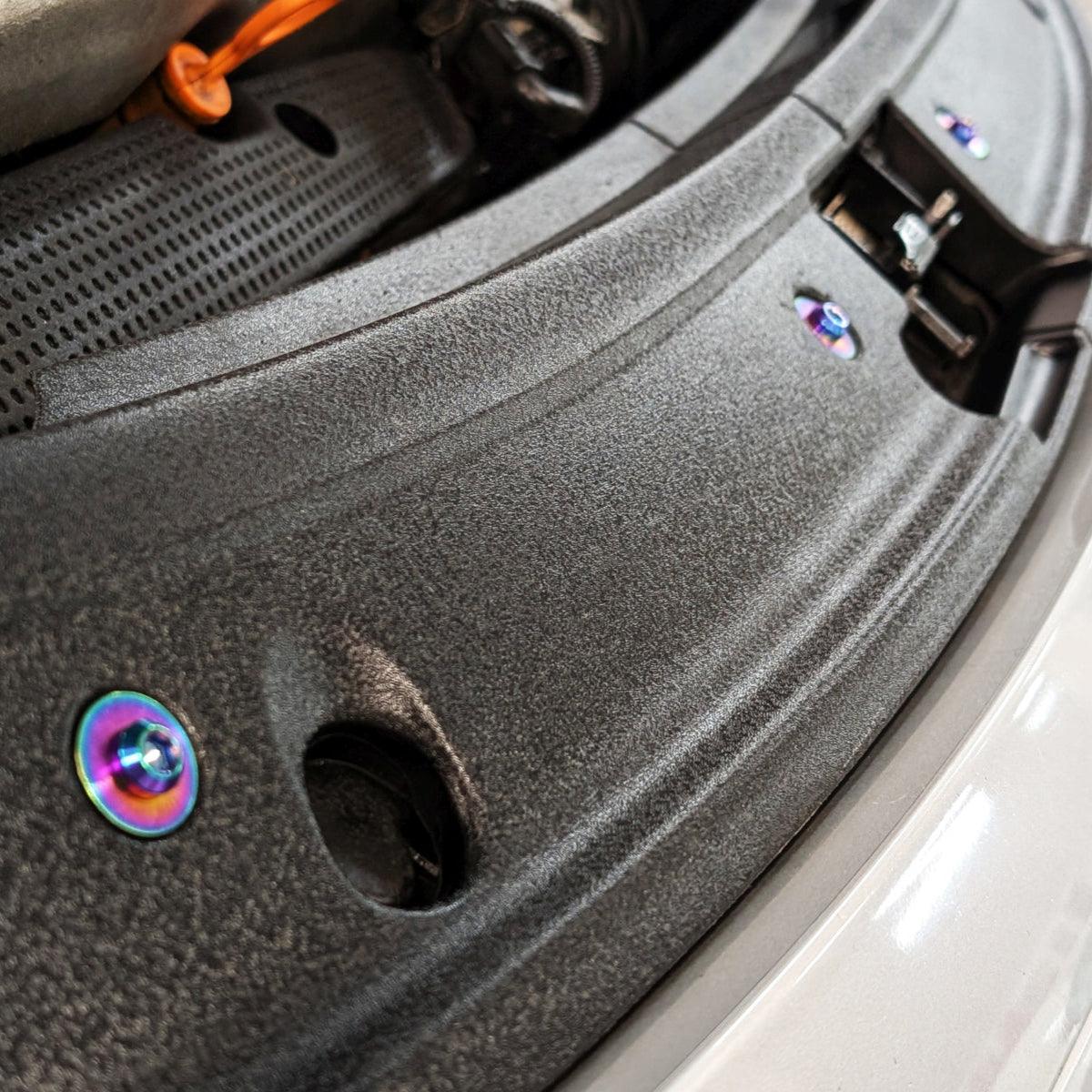ZSPEC Titanium Clip Replacements Fastener Kit for Audi TT 1st-Gen 8N, Titanium