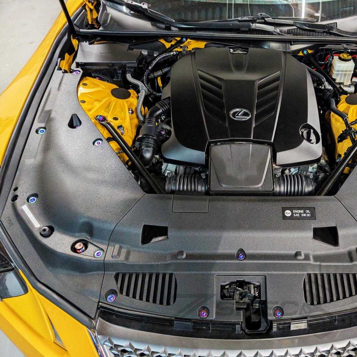 ZSPEC Plastic Clips Hardware Kit for Lexus LC 500, Titanium w/ Well Nuts
Grade-5 Titanium (40-45% weight-savings, non-corrosive)
Engines: 2UR-GSE