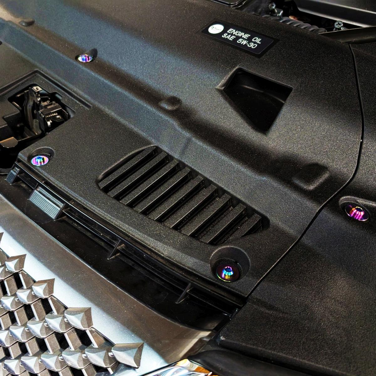 ZSPEC Plastic Clips Hardware Kit for Lexus LC 500, Titanium w/ Well Nuts
Grade-5 Titanium (40-45% weight-savings, non-corrosive)
Engines: 2UR-GSE