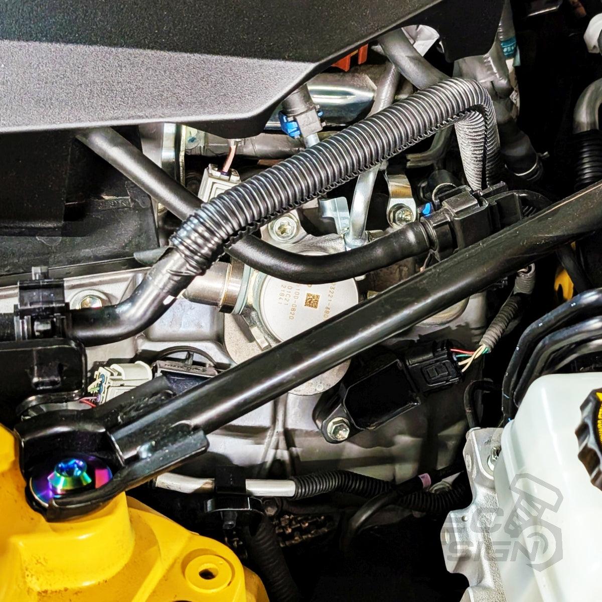 ZSPEC Stage-3 Dress Up Bolts® Hardware Kit, Lexus LC 500, 2UR-GSE, Titanium
Grade-5 Titanium (40-45% weight-savings, non-corrosive)
Engines: 2UR-GSE