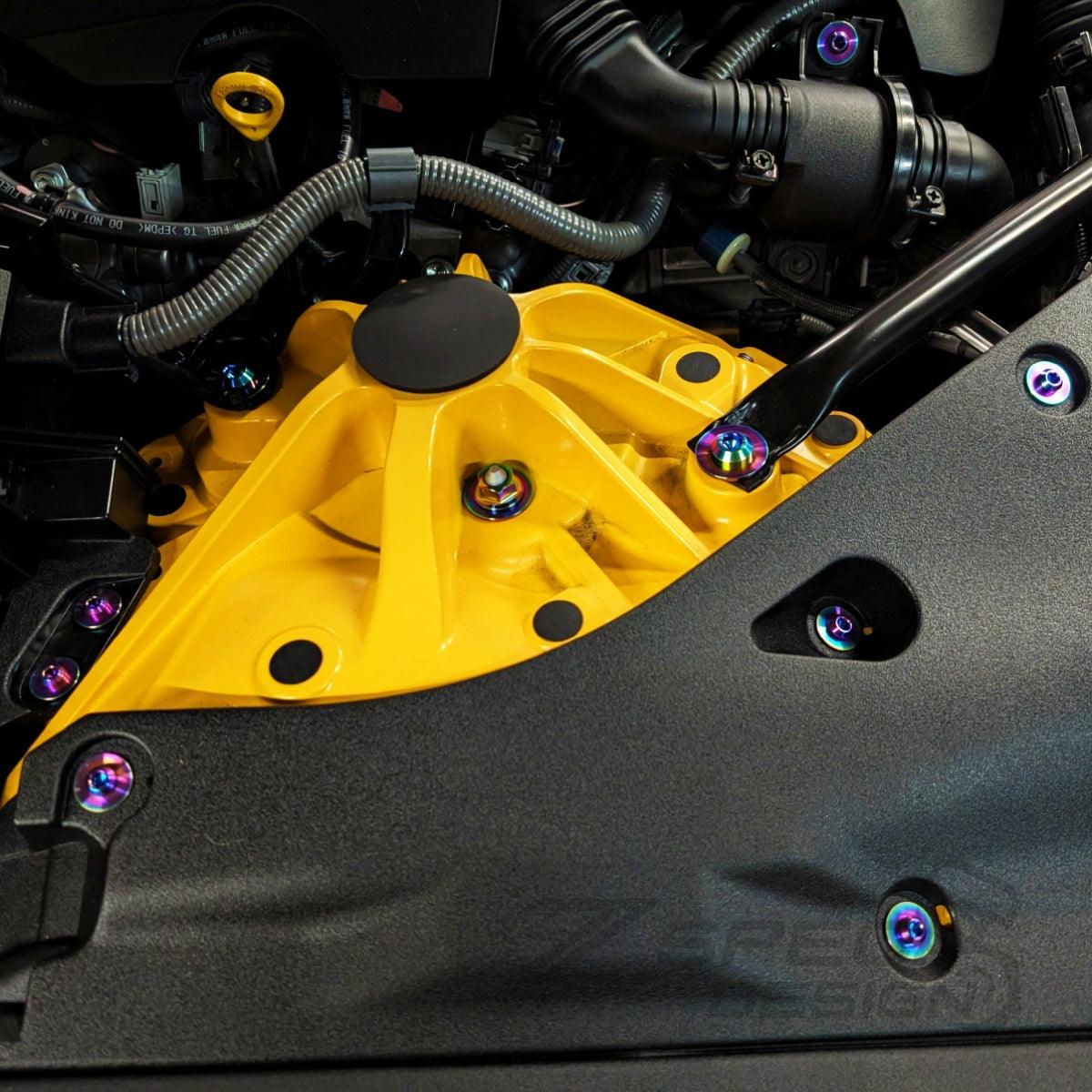 ZSPEC Stage-3 Dress Up Bolts® Hardware Kit, Lexus LC 500, 2UR-GSE, Titanium
Grade-5 Titanium (40-45% weight-savings, non-corrosive)
Engines: 2UR-GSE