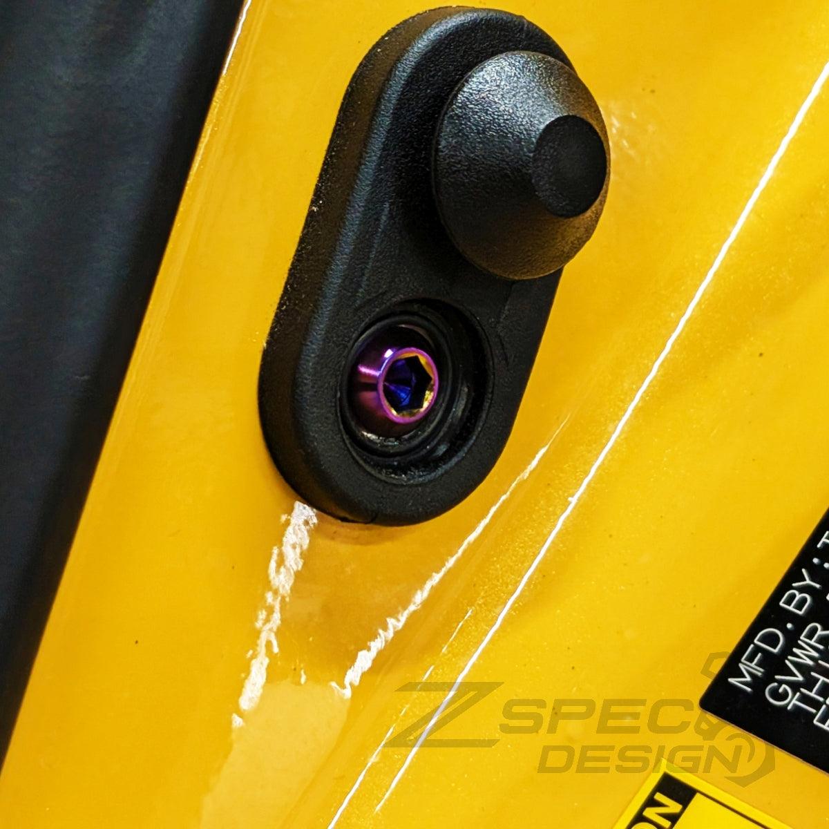 ZSPEC Door-Jams Dress Up Bolts® Hardware Kit for Lexus LC 500, Titanium
Grade-5 Titanium (40-45% weight-savings, non-corrosive)
Engines: 2UR-GSE