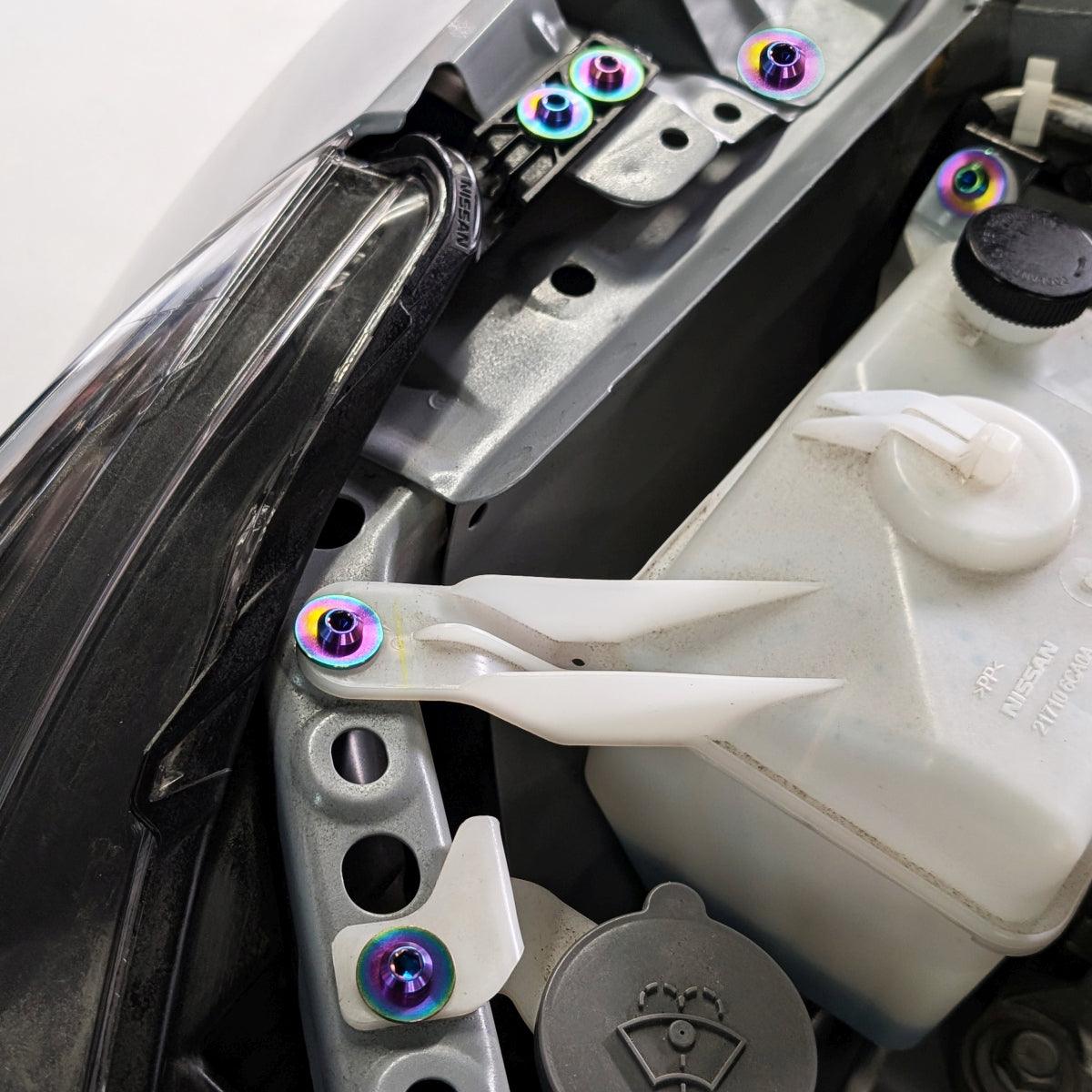 ZSPEC Stage-2 Dress Up Bolts® Kit, Nissan Altima L34, Titanium
Grade-5 Titanium (40-45% weight-savings, non-corrosive)
Works with all model trims.