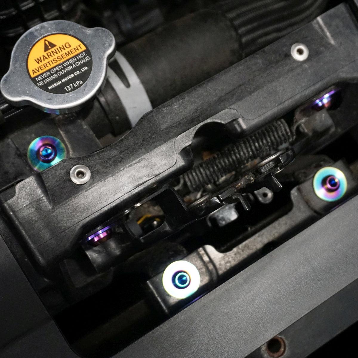 ZSPEC Stage-2 Dress Up Bolts® Kit, Nissan Altima L34, Titanium
Grade-5 Titanium (40-45% weight-savings, non-corrosive)
Works with all model trims.