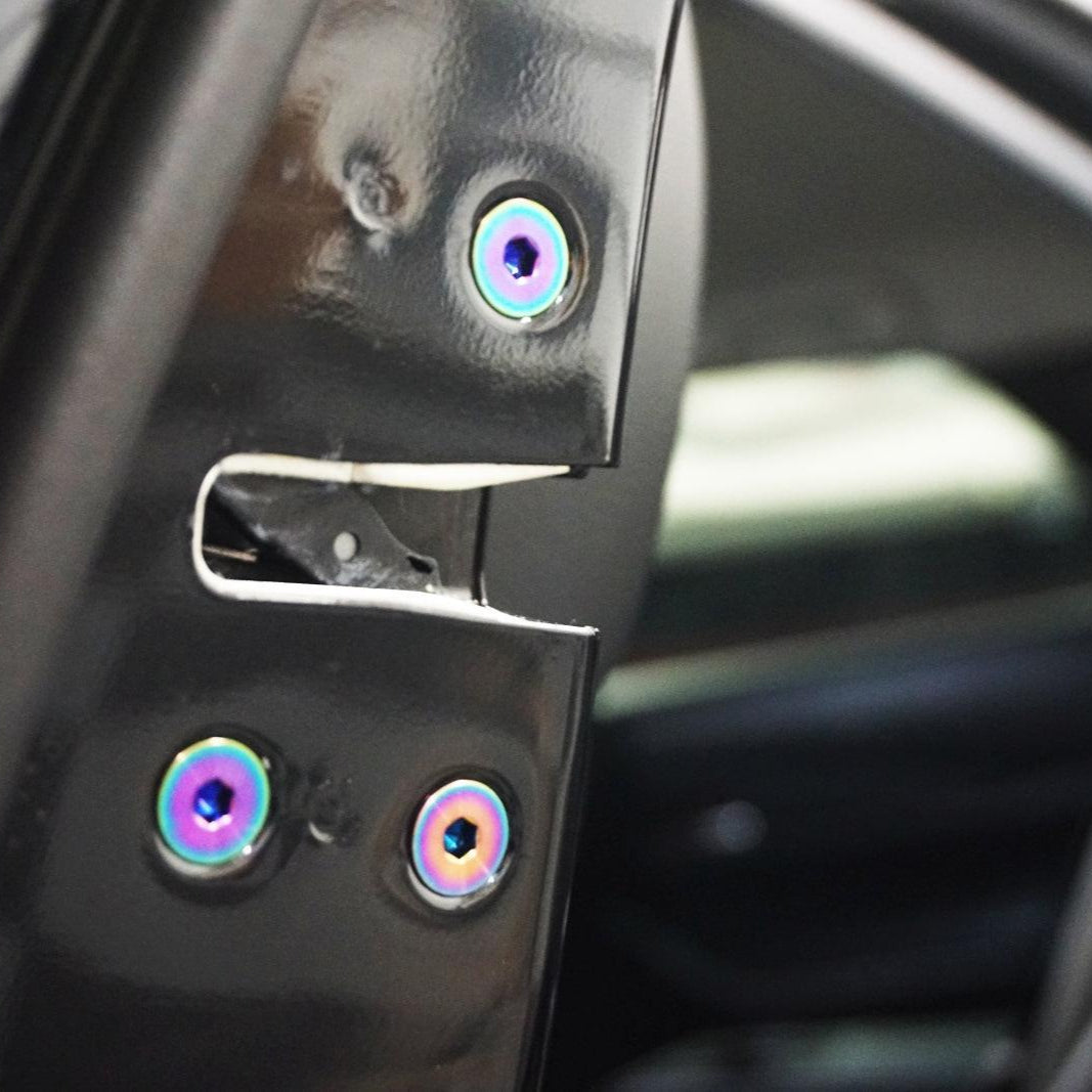 ZSPEC Door Jams Fastener Kit for the '20-24 Mazda CX-30, Titanium - ZSPEC Design LLC - Hardware Fasteners - cx-30, door, door jam, Fastener Kit, mazda - zspecdesign.com