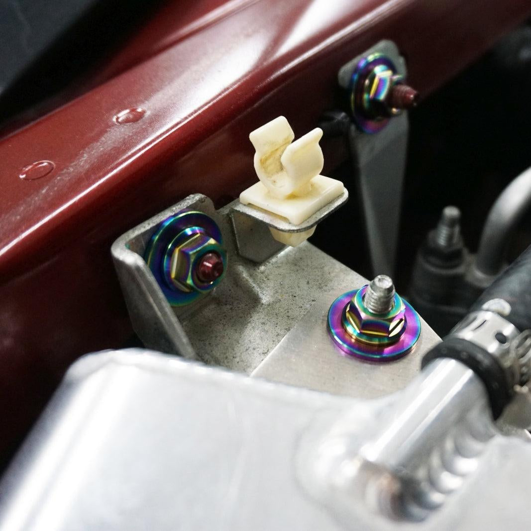 ZSPEC "Stage 1" Dress Up Bolts® Fastener Kit for Mazda Miata NC, Titanium Hardware - ZSPEC Design LLC - Hardware Fasteners - Fastener Kit, mazda, miata, nc, stage 1 - zspecdesign.com