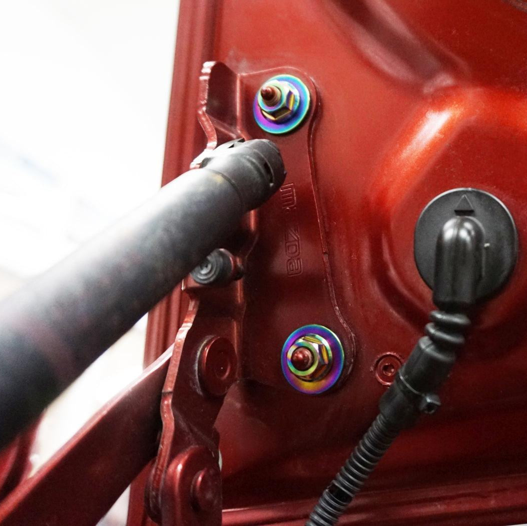 ZSPEC "Stage 3" Dress Up Bolts® Fastener Kit for Mazda Miata NC, Titanium Hardware - ZSPEC Design LLC - Hardware Fasteners - Fastener Kit, mazda, miata, nc, stage 3 - zspecdesign.com