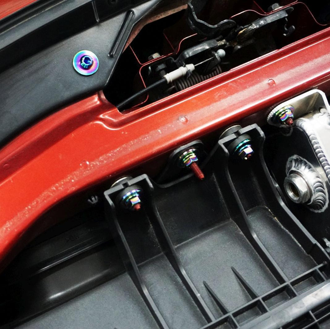 ZSPEC "Stage 3" Dress Up Bolts® Fastener Kit for Mazda Miata NC, Titanium Hardware - ZSPEC Design LLC - Hardware Fasteners - Fastener Kit, mazda, miata, nc, stage 3 - zspecdesign.com