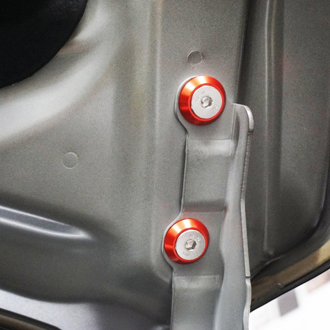 ZSPEC "Stage 1" Dress Up Bolts® Fastener Kit for '23+ Mitsubishi Mirage, Stainless & Billet - ZSPEC Design LLC - Hardware Fasteners - Fastener Kit, mirage, mitsubishi, stage 1, Washer Color - zspecdesign.com