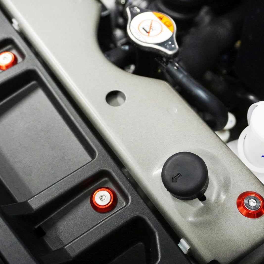 ZSPEC "Stage 1" Dress Up Bolts® Fastener Kit for '23+ Mitsubishi Mirage, Stainless & Billet - ZSPEC Design LLC - Hardware Fasteners - Fastener Kit, mirage, mitsubishi, stage 1, Washer Color - zspecdesign.com