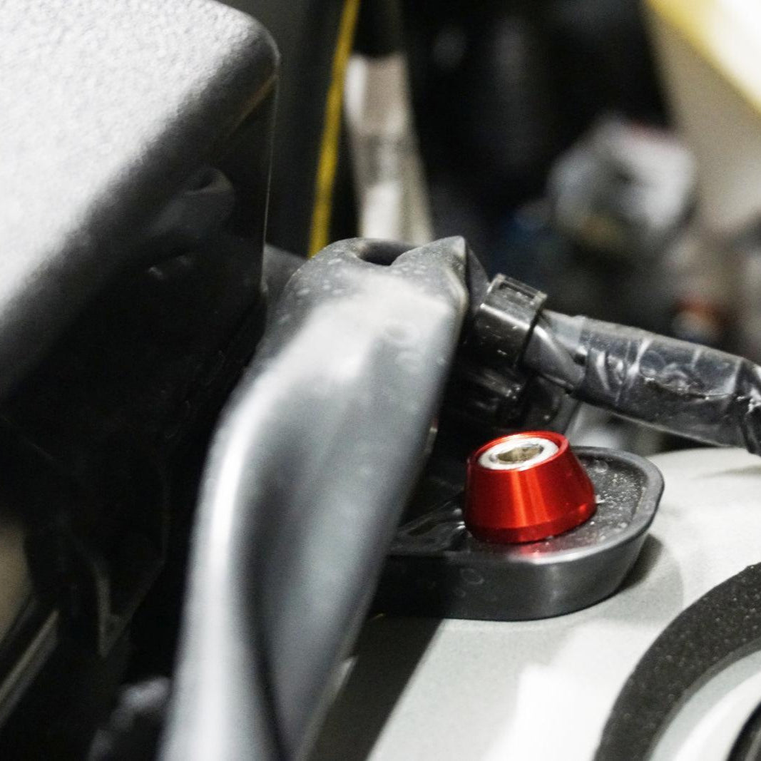 ZSPEC "Stage 1" Dress Up Bolts® Fastener Kit for '23+ Mitsubishi Mirage, Stainless & Billet - ZSPEC Design LLC - Hardware Fasteners - Fastener Kit, mirage, mitsubishi, stage 1, Washer Color - zspecdesign.com