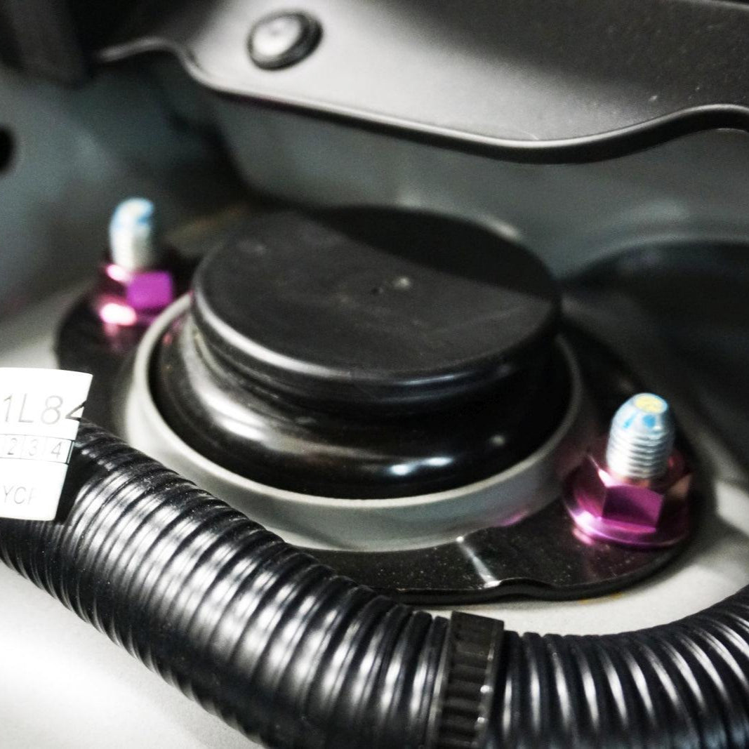 ZSPEC "Stage 1" Dress Up Bolts® Fastener Kit for '23+ Mitsubishi Mirage, Titanium - ZSPEC Design LLC - Hardware Fasteners - Fastener Kit, mirage, mitsubishi, stage 1, Washer Color - zspecdesign.com