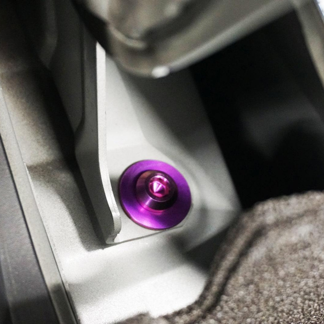 ZSPEC "Stage 1" Dress Up Bolts® Fastener Kit for '23+ Mitsubishi Mirage, Titanium - ZSPEC Design LLC - Hardware Fasteners - Fastener Kit, mirage, mitsubishi, stage 1, Washer Color - zspecdesign.com