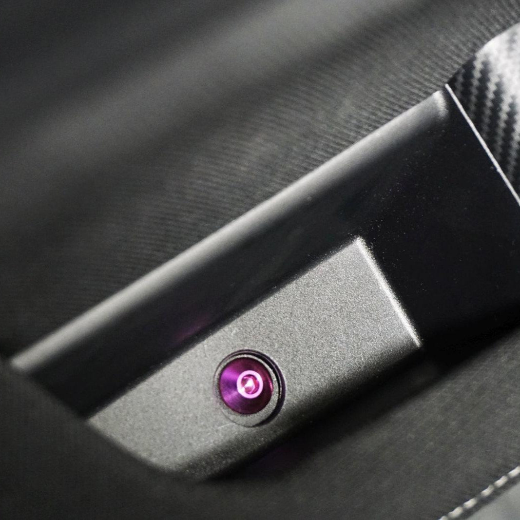 ZSPEC "Door Jams & Trunk-Area" Dress Up Bolts® Fastener Kit for '23+ Mitsubishi Mirage, Titanium - ZSPEC Design LLC - Hardware Fasteners - door jam, Fastener Kit, mirage, mitsubishi, Washer Color - zspecdesign.com