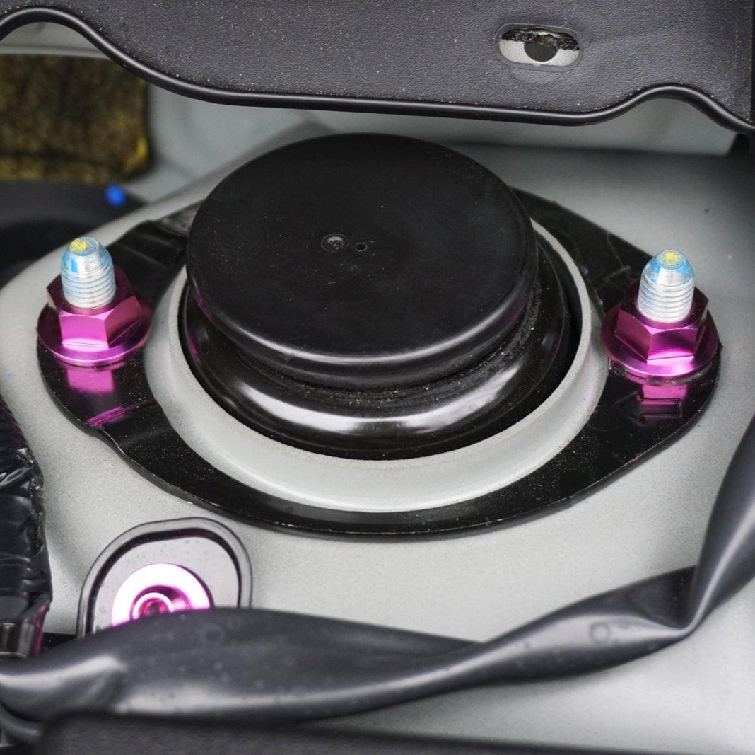 ZSPEC "Stage 1" Dress Up Bolts® Fastener Kit for '23+ Mitsubishi Mirage, Titanium - ZSPEC Design LLC - Hardware Fasteners - Fastener Kit, mirage, mitsubishi, stage 1, Washer Color - zspecdesign.com