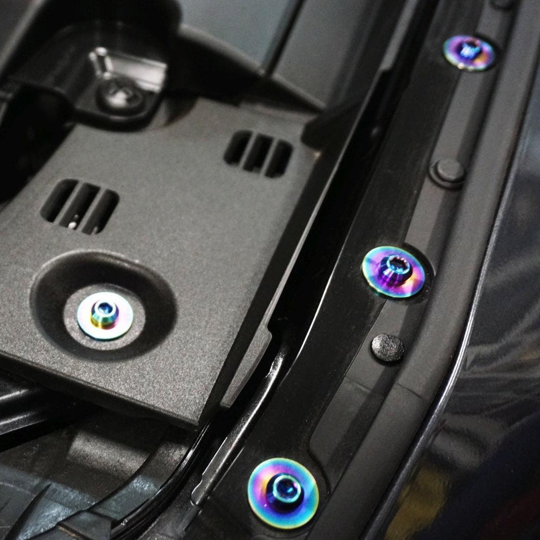 ZSPEC "Stage 3" Dress Up Bolts® Fastener Kit for '18-24 Subaru CrossTrek, Titanium - ZSPEC Design LLC - Hardware Fasteners - crosstrek, Fastener Kit, stage 3, subaru, Washer Color - zspecdesign.com