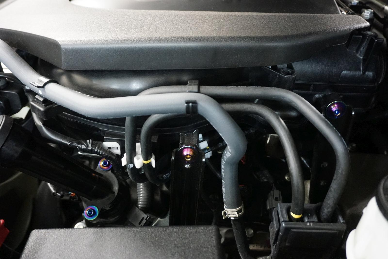 ZSPEC "Stage 3" Dress Up Bolts® Fastener Kit for '16-23 Toyota Tacoma N300, Titanium  Grade-5 GR5 Hardware Engine Bay Performance Upgrade Modification Car Auto Vehicle Drift rwd usdm