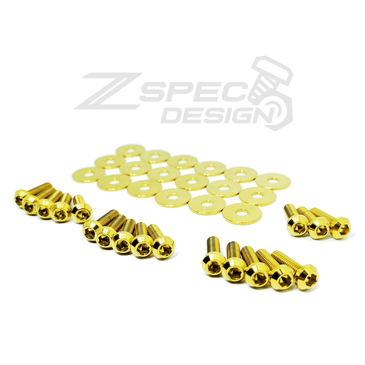 ZSPEC Dress-Up "Starter" Kit for Ford Mustang S197, Titanium
Lightweight GR5 Titanium
Bagged & Labeled
Keywords: Engine Washers Hardware Fasteners Kit