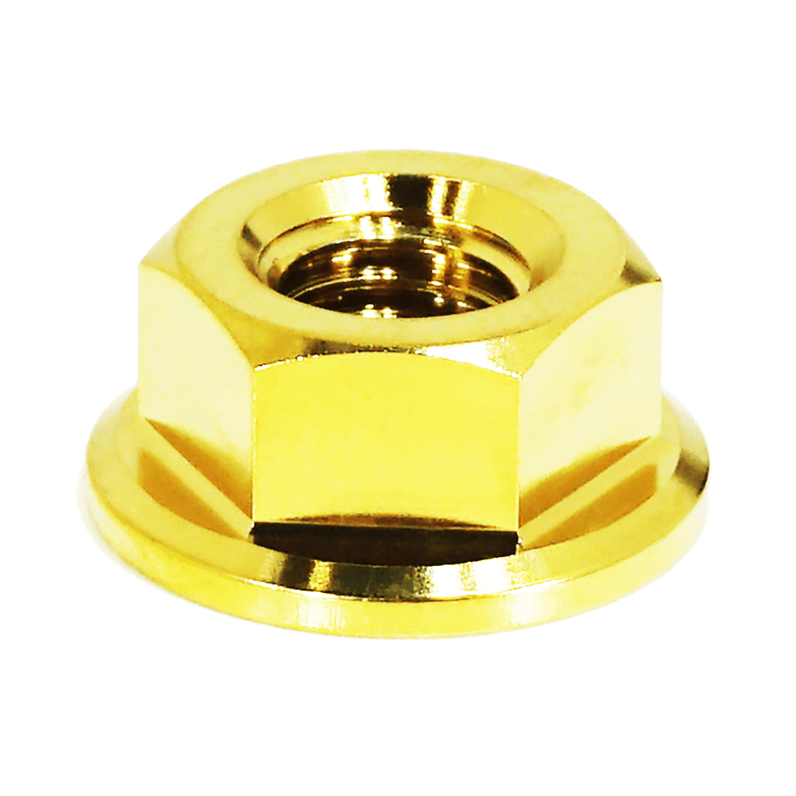 ZSPEC M6-1.0 Metric Flare Nuts, Titanium Grade-5, Per Each - ZSPEC Design LLC - Hardware Fasteners - Dress Up Bolt, flare nut, m6, titanium - zspecdesign.com