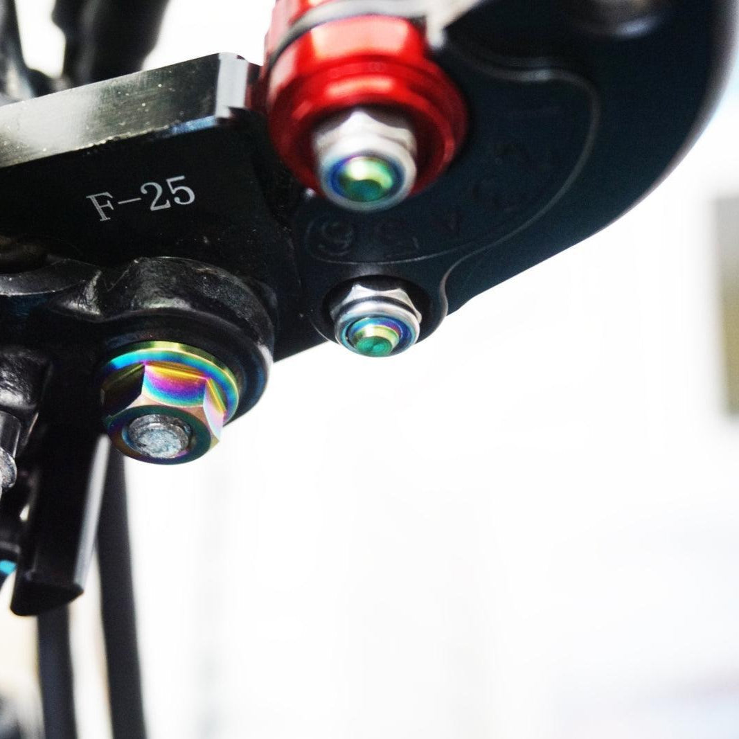 ZSPEC Dress-Up Bolts® Hardware Kit for the pre-2020 Honda Grom Platform, Titanium - ZSPEC Design LLC - Hardware Fasteners - Fastener Kit, grom, honda, Motorcycle - zspecdesign.com