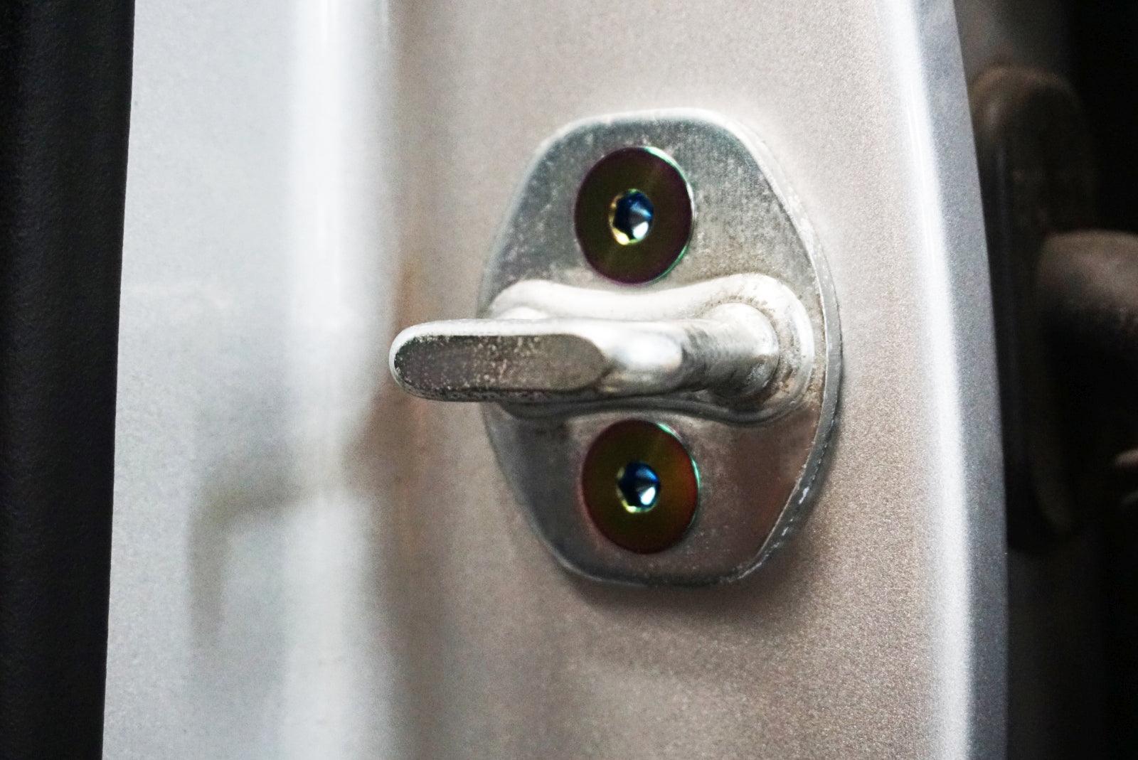 ZSPEC Dress Up Bolts® Fastener Kit for '17-18 Hyundai Elantra Door-Jams Area, Titanium - ZSPEC Design LLC - Hardware Fasteners - door jam, elantra, Fastener Kit, hyundai - zspecdesign.com