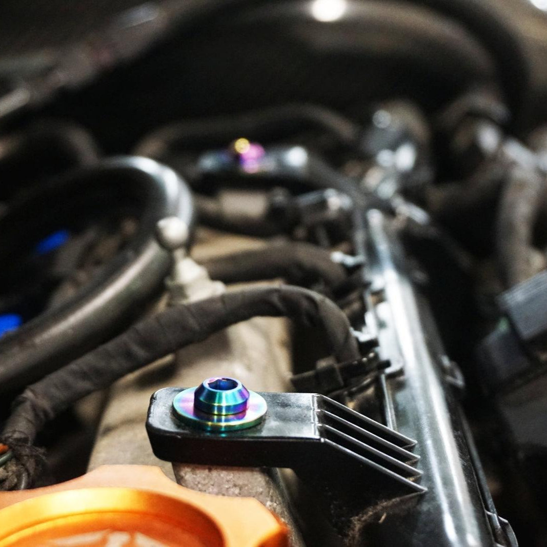 ZSPEC "Stage 2" Dress Up Bolts® Fastener Kit for '17-18 Hyundai Elantra, Titanium - ZSPEC Design LLC - Hardware Fasteners - elantra, Fastener Kit, hyundai, stage 2 - zspecdesign.com